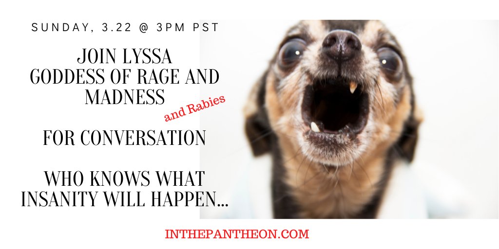 OfLyssa's tweet photo. Join me, won't you? Sunday. Let's chat. #AskMyAnything #RageHappens #MadamMadness #QuaratineAndChill #QuarantineLife #QuarantineActivities
@InThePantheon Discord https://t.co/9wCtYceaSH