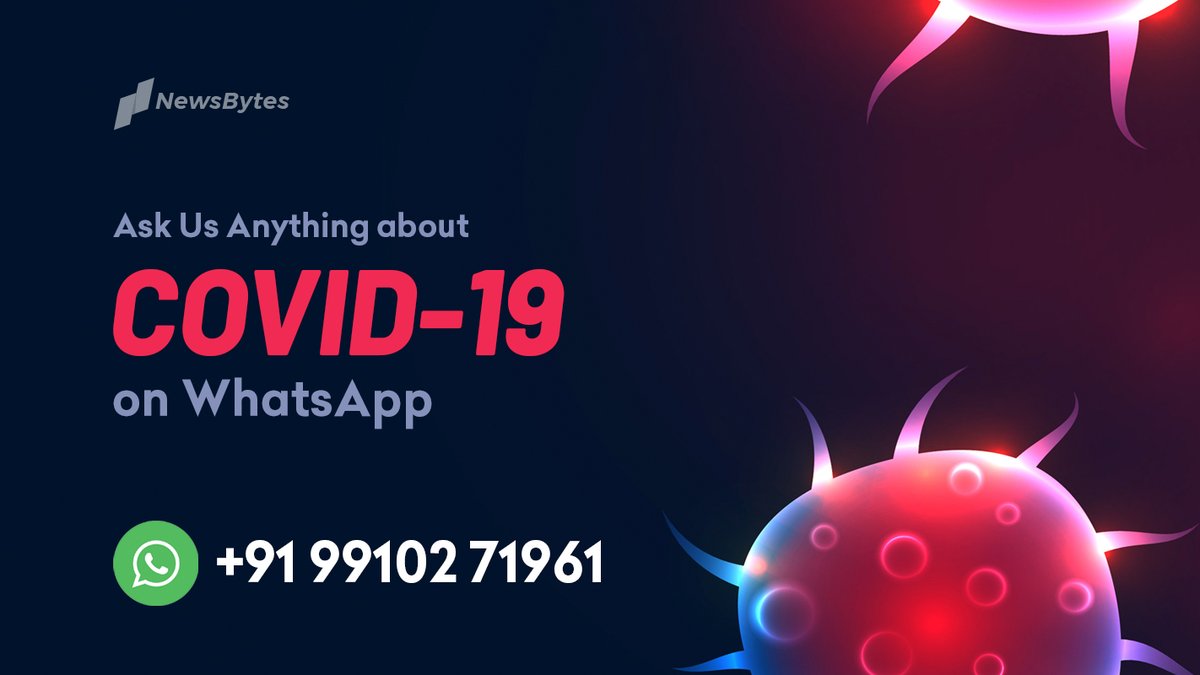 NewsBytesApp's tweet photo. With myths and misinformation spreading as fast as COVID-19, we have launched a WhatsApp helpline number for all the queries related to #COVID19. Ask us anything. #CoronavirusPandemic

Brought to you by https://t.co/nWUvsaUHH8

Click here to get started - https://t.co/KLB7rKBdeF https://t.co/FqN3QLdvQz
