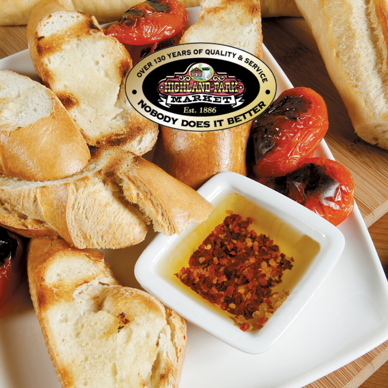 Drop by our Bakery to pick up a freshly baked and extra delicious loaf of French Bread! Perfect for dipping.