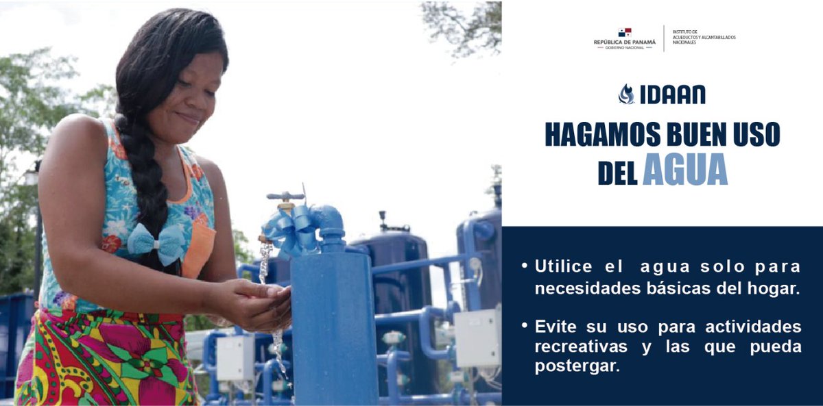 IDAANinforma's tweet photo. Protégete con responsabilidad. Hagamos buen uso del agua
#SomosIDAAN https://t.co/1slIv6joD4