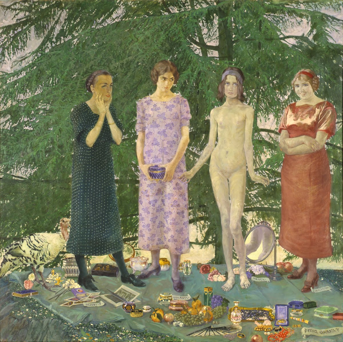 Felice Casorati, The Young Maidens, 1912, Ca’Pesaro – Galleria Internazionale d’Arte Moderna, Venice, Italy. Museum’s website.