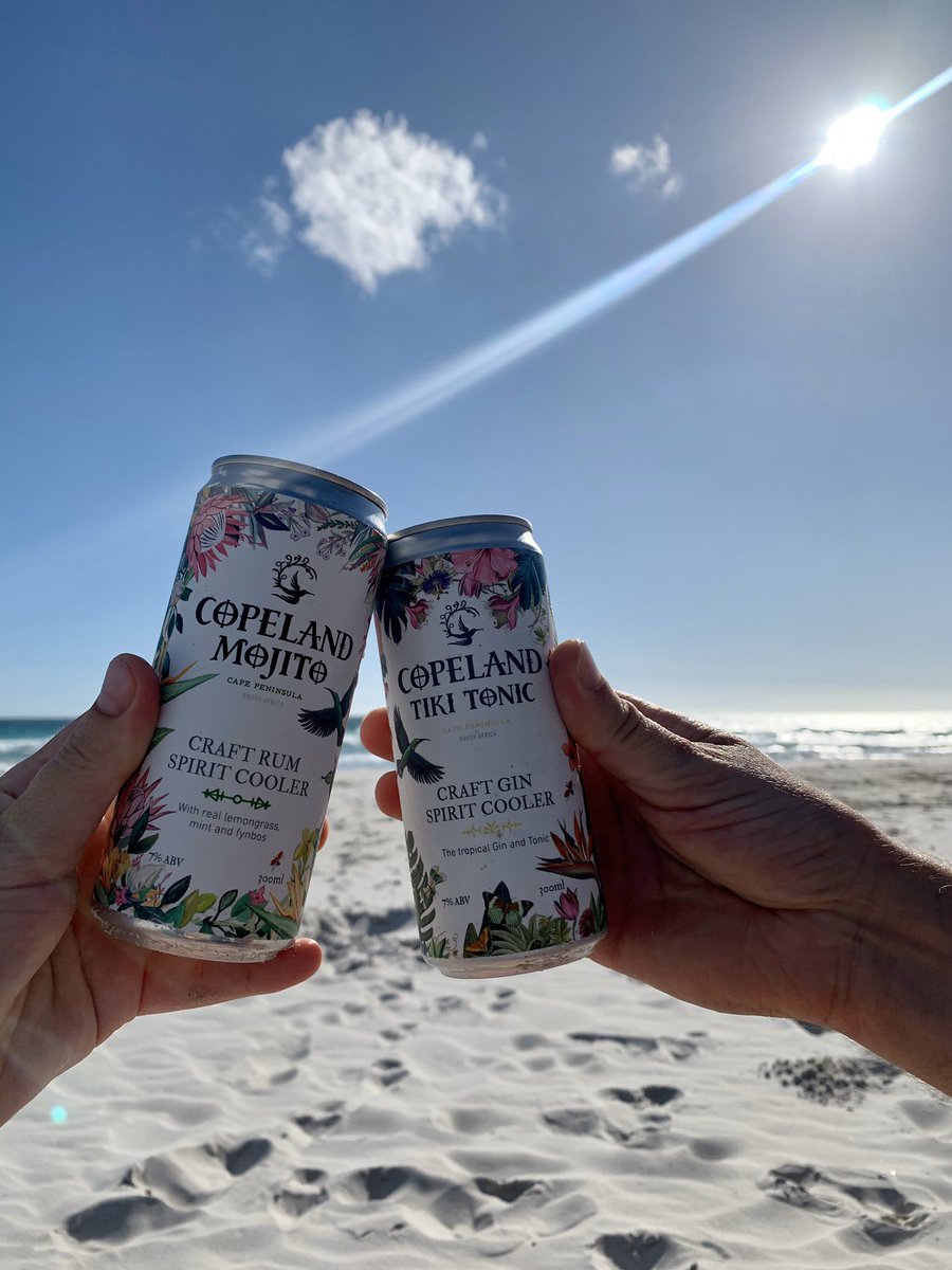 MaluLambert's tweet photo. . @CopelandRum_ Tiki Tonic &amp; Mojito going down a treat. 
#copelandcans #GetTikiWithIt https://t.co/3pen8gRVza