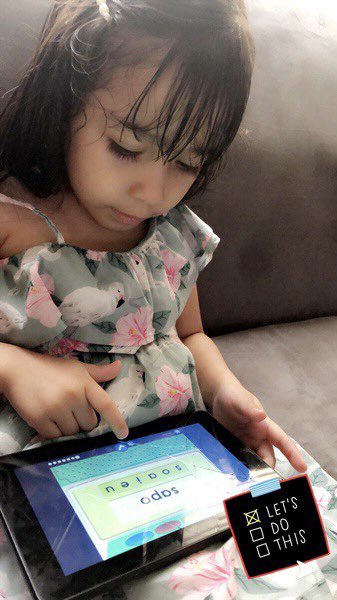 SmileTXTeacher's tweet photo. Reading stories via video at breakfast and working on our @ImagineLearning on our tablets during lunch we are still learning and connecting with each other. @ECCFalconsNest @ChannelviewISD #ecctheplacetobe #inourhands #becisd https://t.co/6jOHsW7wuC