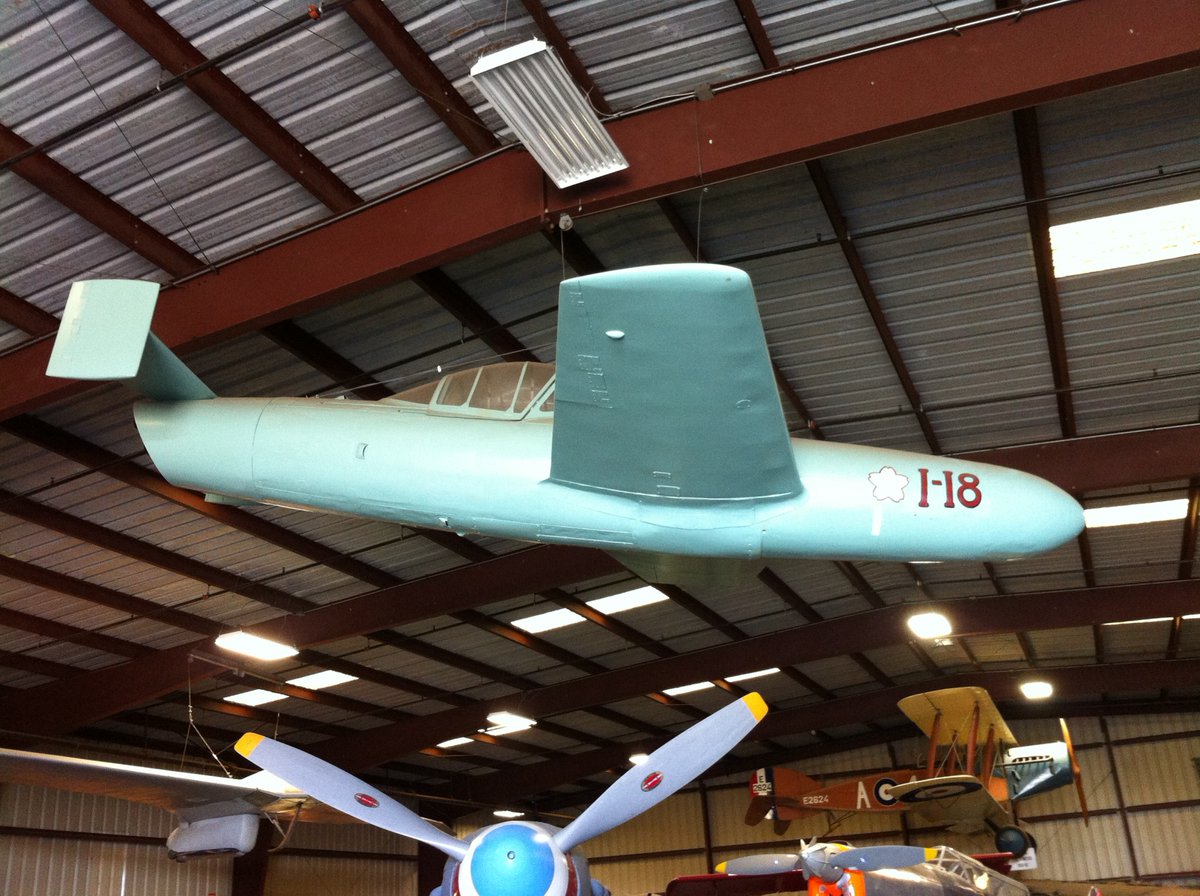 Today in #WWII History: 75 Years Ago—Mar. 21, 1945: Japanese use rocket-powered Ohka kamikaze plane for the first time, but cause little damage to US Fifth Fleet. [Photo: Ohka at <a href="/PlanesofFame/">Planes of Fame</a> Air Museum, Chino, CA, Nov 2014] #TDIH #OTD sarahsundin.com/today-in-world…