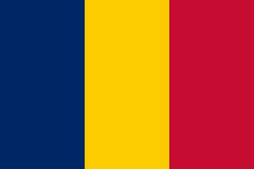 Chad. 4.5/10. Generic design, common colours and identical to Romanian flag. The blue stand for the sky & hope, gold is for the sun & desert and red signifies the blood spilt during independence. Adopted in 1959 and survived political upheaval due to lack of political affiliation