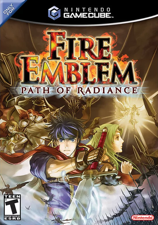 9) Fire Emblem : Path of Radiance / GamecubeOn suit Ike, fils du chef d'une troupe de mercenaires, qui se voit assigné à la protection d'une princesse, et se retrouve plongé dans un conflit entre deux nations.