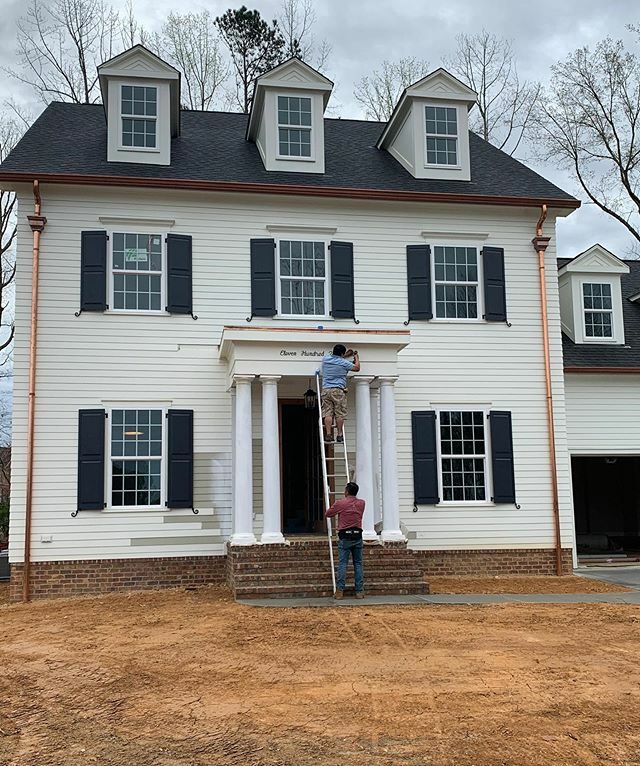 loydbuilders's tweet photo. We still swoon for those #traditionaldetails like copper gutters and script house numbers!  The latest #sweetwaterapex spec is looking good 😍 https://t.co/F2gHEv7dZe https://t.co/AezLJQt6J7