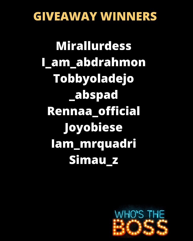 InkblotPresents's tweet photo. Congratulations to our giveaway winners. You have all won Who's The Boss gift boxes with @auroediffusers goodies and Who's The Boss Merchandise
#InkblotWTB #NazDirects #WhosTheBossFilm
A dm will be sent to you shortly https://t.co/wqsn8ev3g2