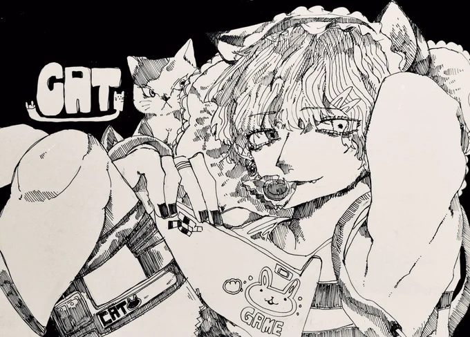 猫ちゃん
#創作 