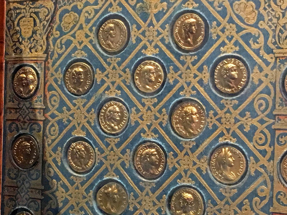 OptimoPrincipi's tweet photo. The "Codex Aureus", a literal 'golden book' of the Habsburg's Roman aurei, compiled in 1714 during the reign of Charles VI, Imperial Coin Collection, Vienna Kunsthistorisches Museum  #roman #numismatics #austria https://t.co/Z37X7XRNpe