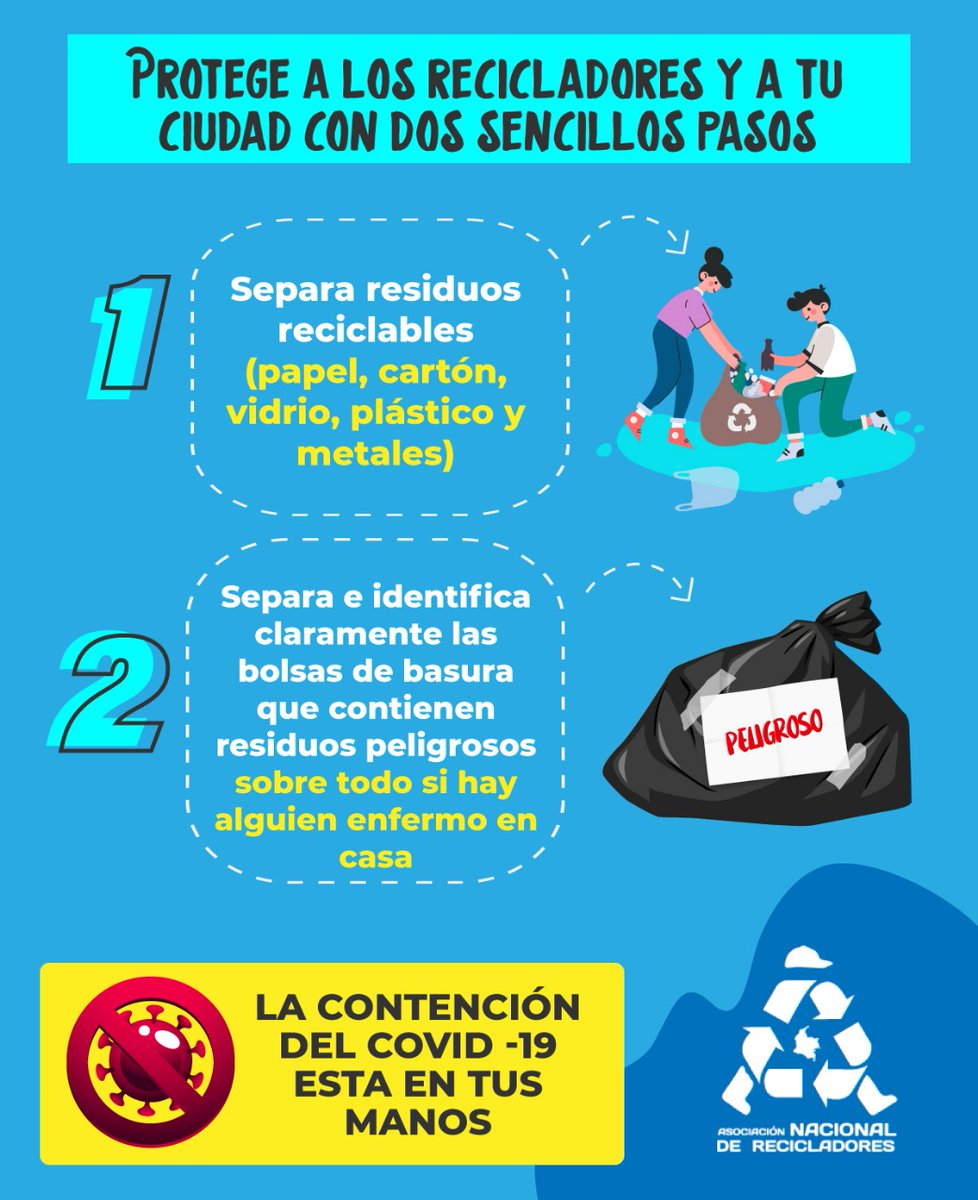 Ruiz_reciclador's tweet photo. #RecicladoEnNuestrasManos. #ReciclajeConRecicladores. #ReciclemosProtegiendonos. #SolidaridadConLosMasVulnerables  @Minvivienda @Superservicios @IvanDuque @ClaudiaLopez @Uaesp @AlianzaRecicla @IRR_Reciclaje @alaniz_a @FundacionAVINA @RecicladoresARB @ARBBogota @WIEGOGLOBAL https://t.co/l85ryhK20C