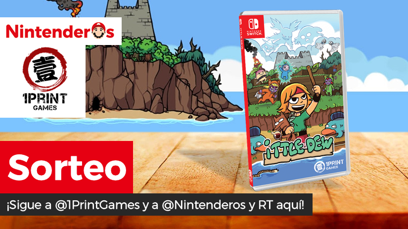 Nintenderos's tweet photo. ¡Sorteamos una copia de Ittle Dew para Nintendo Switch!

➡ Sigue a @1PrintGames y @Nintenderos
➡ RT aquí

¡Suerte! - https://t.co/x9fnsCZGhb https://t.co/fygHRxv3sg