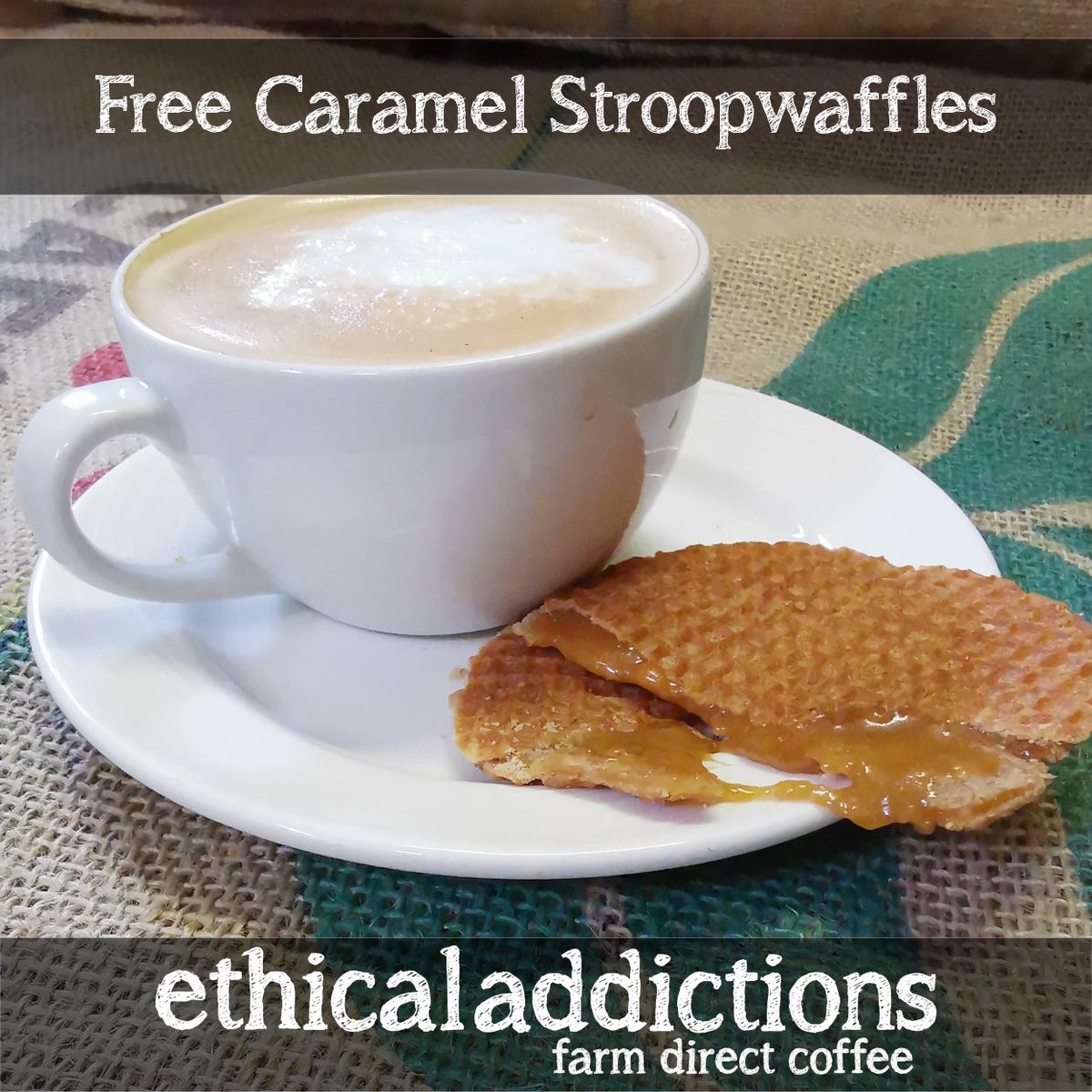 EA_Coffee's tweet photo. Missing your local coffee shop, buy great coffee to drink at home and get 5x FREE Stroopwaffels to melt on top and enjoy. No code necessary five free with every order. https://t.co/pqP1LmvvGl https://t.co/4mhllaZXxL