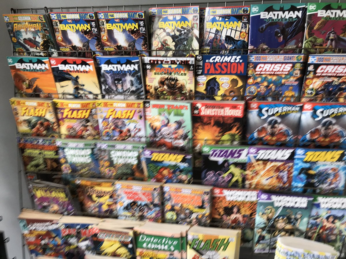 Campus_Comics's tweet photo. WE ARE OPEN. If you want to stock up on reading materials, now is the day. Starting tomorrow Sun 3/22 we will be closed until the stay-at-home order is lifted. https://t.co/rU2FtWfHmD