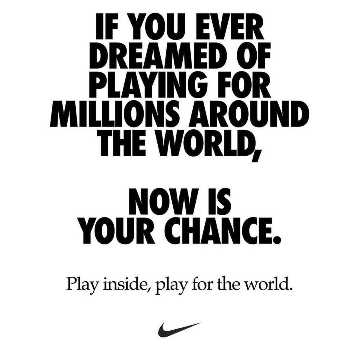 SoCalDocMom1's tweet photo. Yes! Thank you @Nike . As a physician and an athlete I can’t thank you enough.  #StayAtHome #nike #nikerocks https://t.co/02KiqIIU4l