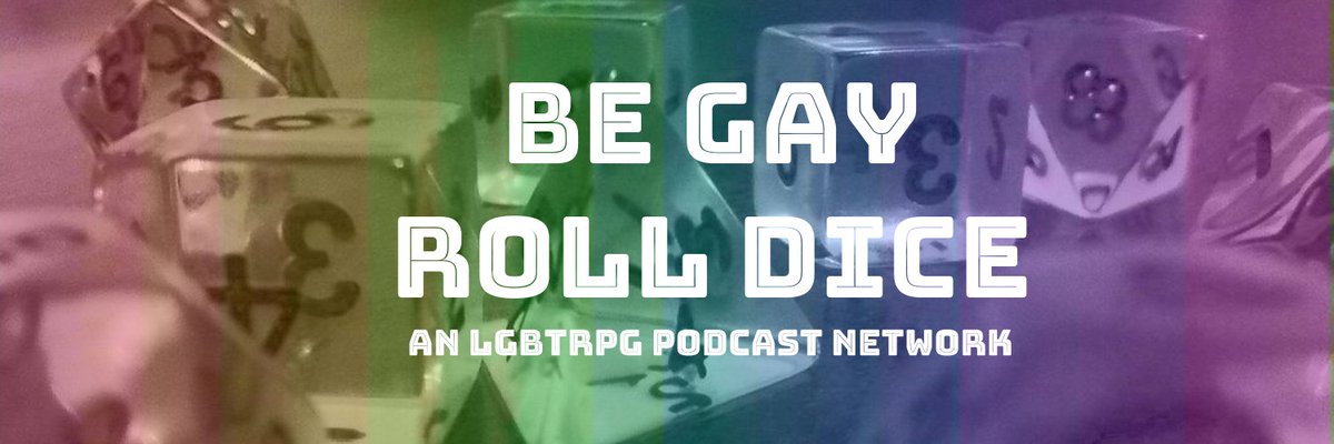 The BE GAY ROLL DICE Network is now LIVE! Are you a fan of LGBT Actual Play Podcasts? Do you make your own? Whether you're a creator or a fan, the network is for you! Join us and find new shows, make new friends and make every day a Nat 20! Join today!!
discord.gg/ExjY3uh