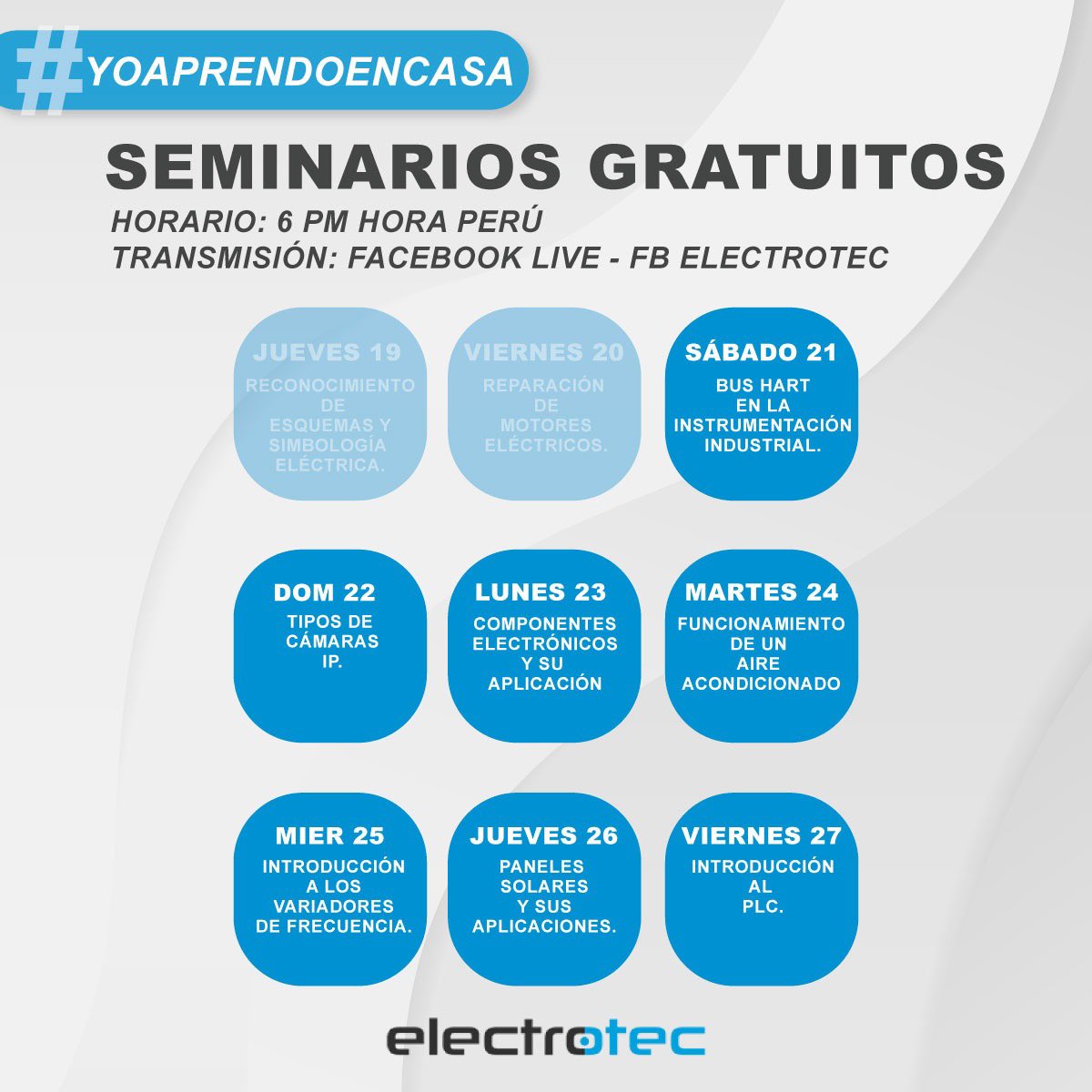 ElectrotecPE's tweet photo. Día 6 en Cuarentena https://t.co/QPB0NZYwAD