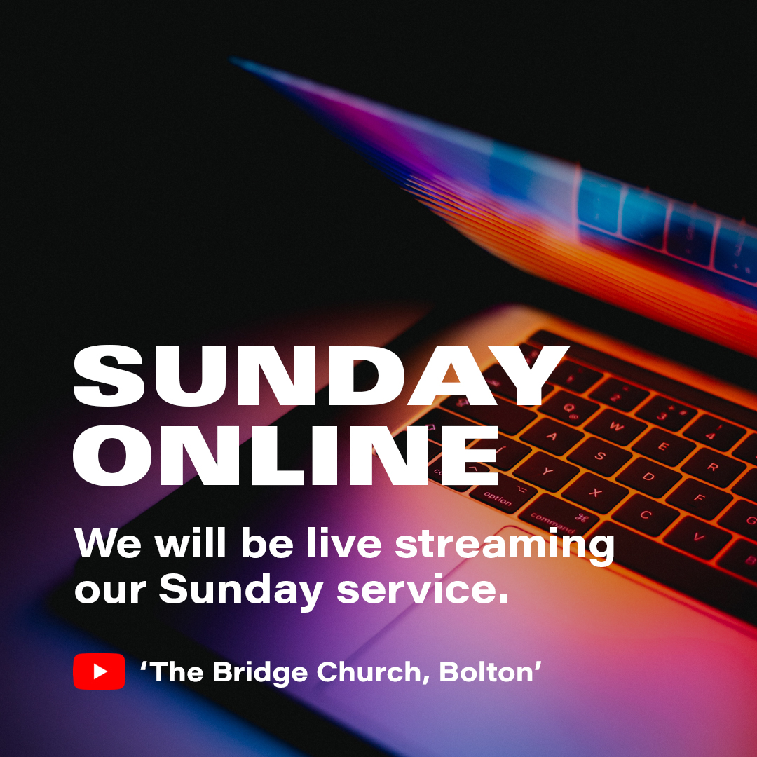 Tomorrow we will be live streaming our Sunday service online through our YouTube channel, so you can watch from wherever you are. To tune in just click the link tomorrow morning for a 9:30am start, where you can join in with our worship and live chat. bit.ly/2U7UjmO