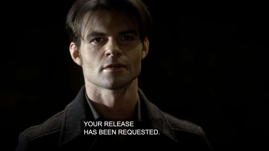 In S2, Elijah offers to protect everyone Elena loves if she lets him use her as bait to kill Klaus. Elena agrees but only if Elijah frees Stefan from the tomb where he is trapped with Katherine.Elena's deal with Elijah in S2, E11 is the reason Stefan is released from the tomb.
