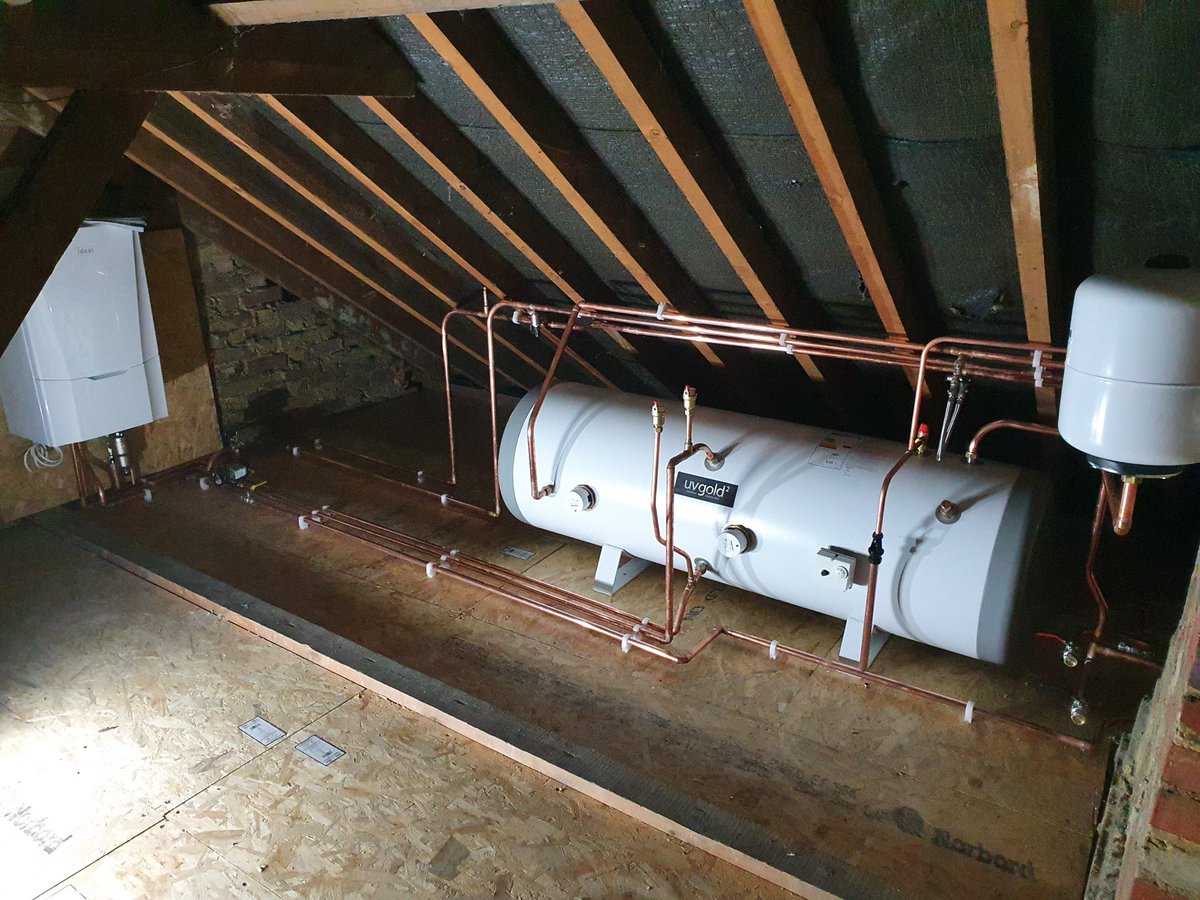 HeatingLp's tweet photo. We are still out there cracking on &amp; taking all the necessary precautions. One of our recent jobs on a house refurb, still a few bits to do before commissioning, then back in a couple of months to install UFH 👌 #supportlocalbusiness #wecangetthroughthis #heating #plumbing #kent https://t.co/14tbevQRH0