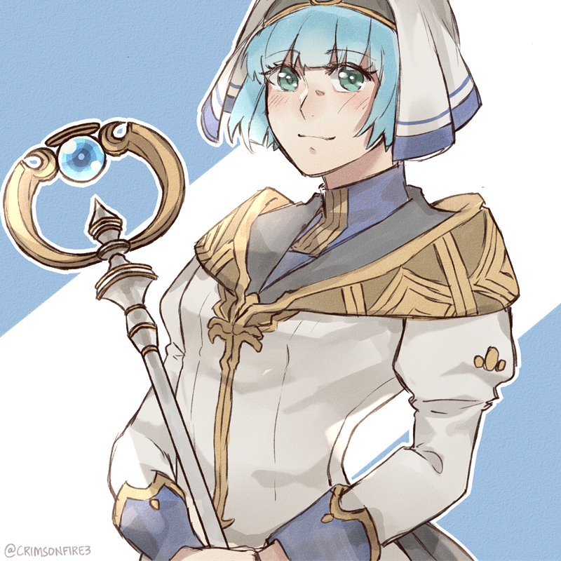 30 Days of FE Clerics or PriestsTo heal you during quarantineSilque from Shadows of Valentia/Echoes #dailyvsicecream #ファイアーエムブレム  #fireemblem  #fe15 Fire Emblem