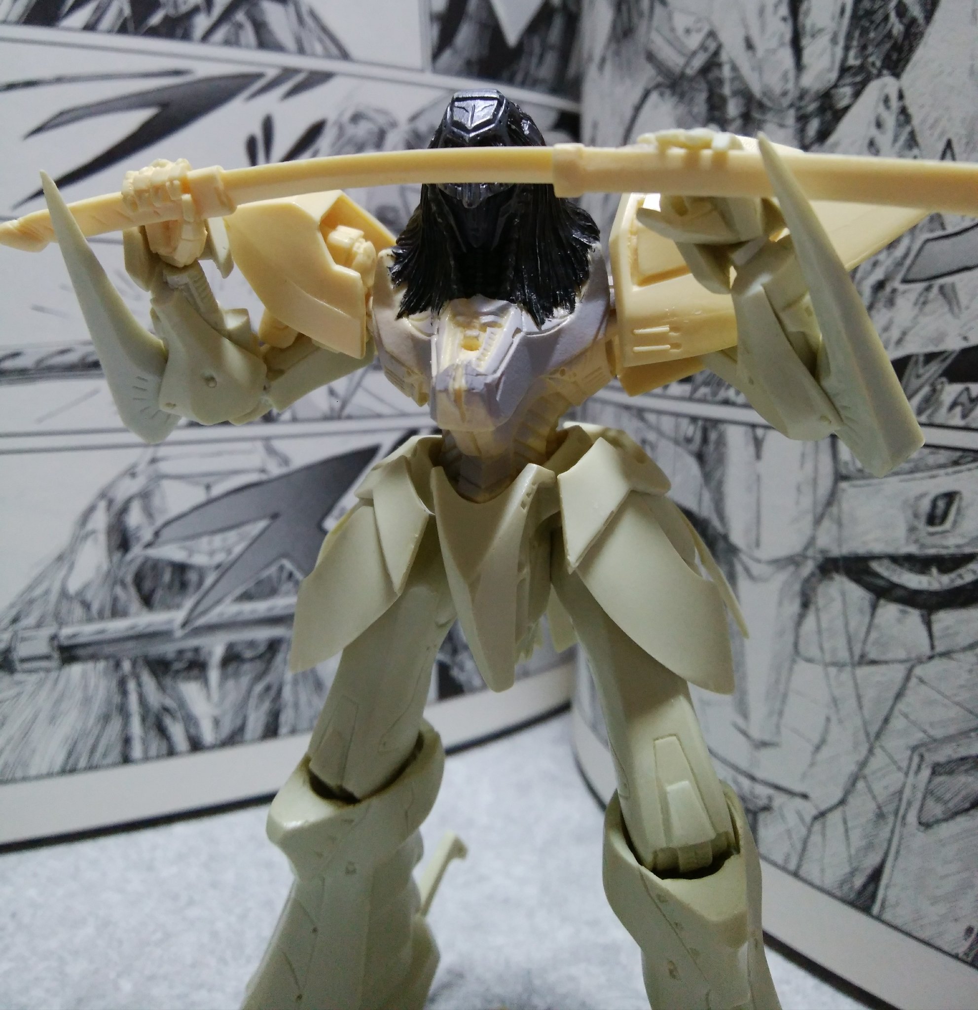 ジュノーン　究極のリアルフェイス　ファイブスター物語　完成品 FSS ファイブスター物語 wave 1/100 ジュノーン後期型 改修済