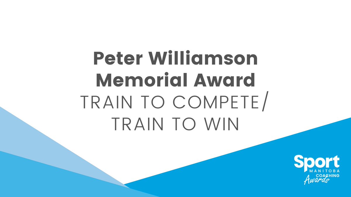 SportManitoba's tweet photo. Our final award is the Train to Compete/Win Peter Williamson Memorial Award.

Finalists: 🥁

-Cole Grant
-Grant Wilson
-Ming Pu Wu

And the winner is...https://t.co/PtgwCysk7M

#SMCA2020 https://t.co/ZFVPiD9ip7