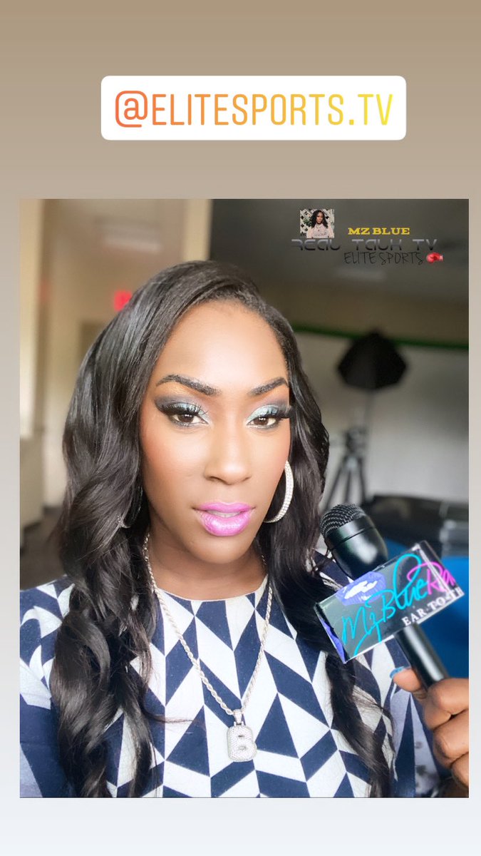 Mzblueradio's tweet photo. I have a new segment on Elite Sports TV called [RealTalkWithMzblue] where I interview professional boxers &amp; industry professionals. This was my first live broadcasting event for #NextFightUp 🥊 https://t.co/ib0c6YjlXY