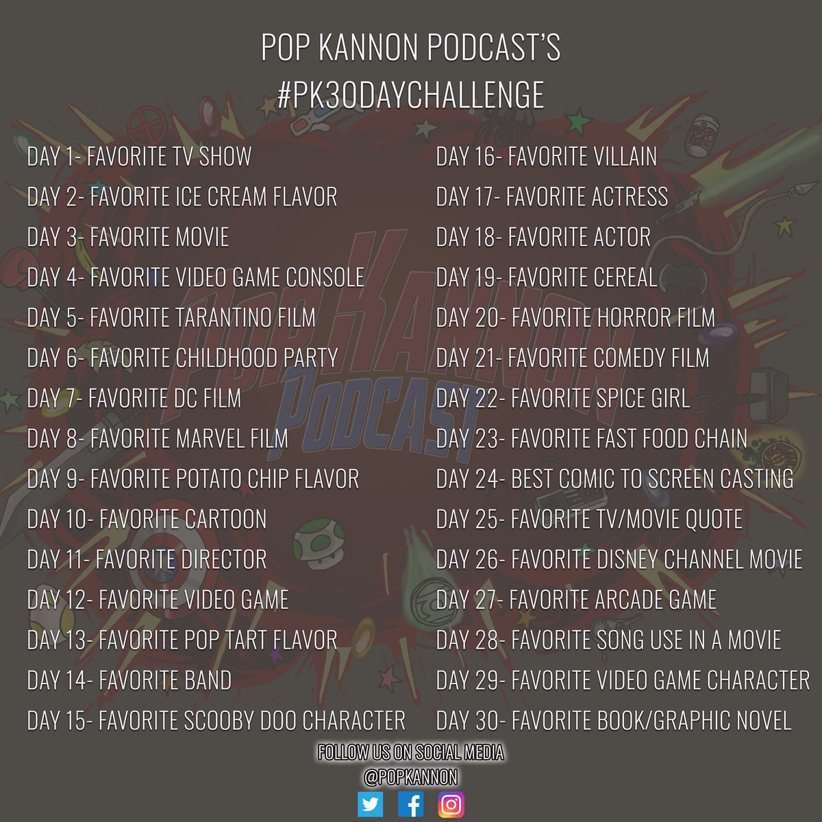 DAY 6: Favorite Childhood Party
#PK30DayChallenge
🎉
@yezzball ‘s favorite party was a #RollerSkatingParty!
@jl24fps ‘s favorite party was a #DiscoveryZone party! (RIP)
What was YOUR Favorite Childhood Party?? Join the challenge and let us know! 
#childhoodmemories #birthdayparty