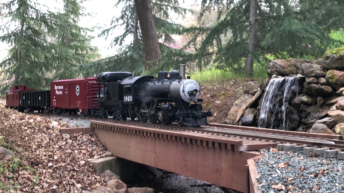 FOR SALE: Complete 7.5" gauge (1/8 scale) steam train located in Sacramento, California, USA. Check out the video for all the details. Thanks for looking! youtu.be/RuOj3HUU3MI #TwitterModelTrainShow