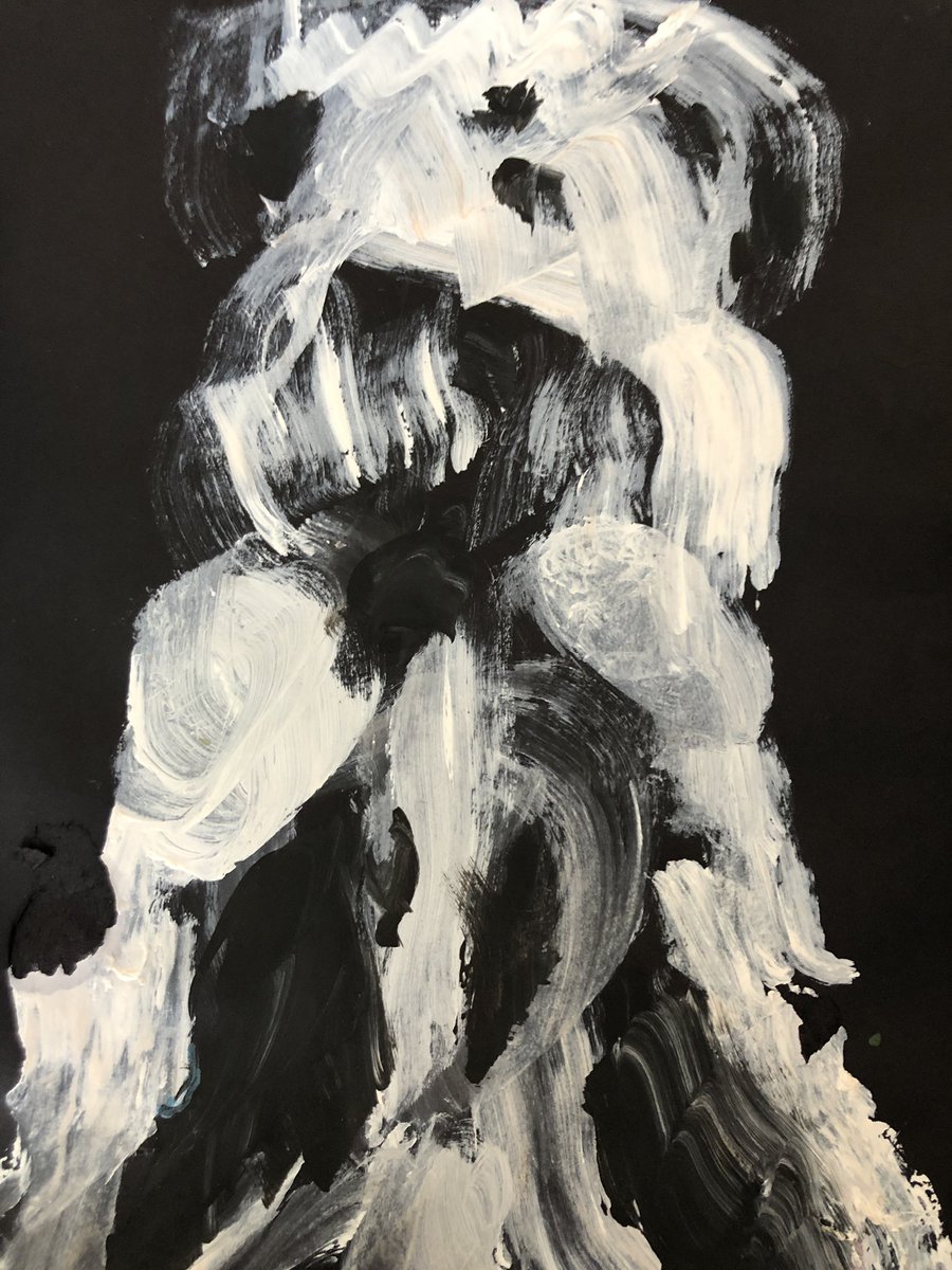 Setting up a kids art vibe here’s Theo pic