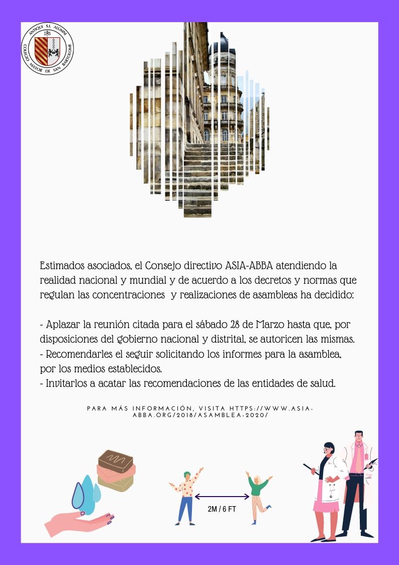 AsiaAbba's tweet photo. Aplazamiento Asamblea General Ordinaria ASIA-ABBA 2020 - https://t.co/SRy5c33Xsx https://t.co/8J8xZ5jTn0