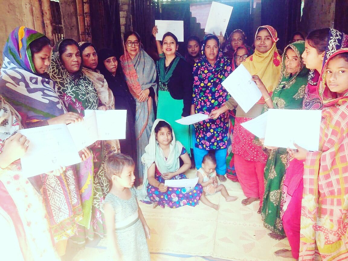 MF_Trust's tweet photo. Our Success Story Continues: 4th Graduation Ceremony at Rajapur Centre - January 2020. Hosted by co-founders &amp; trustees, Ms. Razia Mannan and Dr. Nilufar Fatema Luna. The skills have enabled self-sufficiency,  #empoweringwomen to begin their own business.#freeliteracy #Bangladesh https://t.co/mjm1Ghz34z
