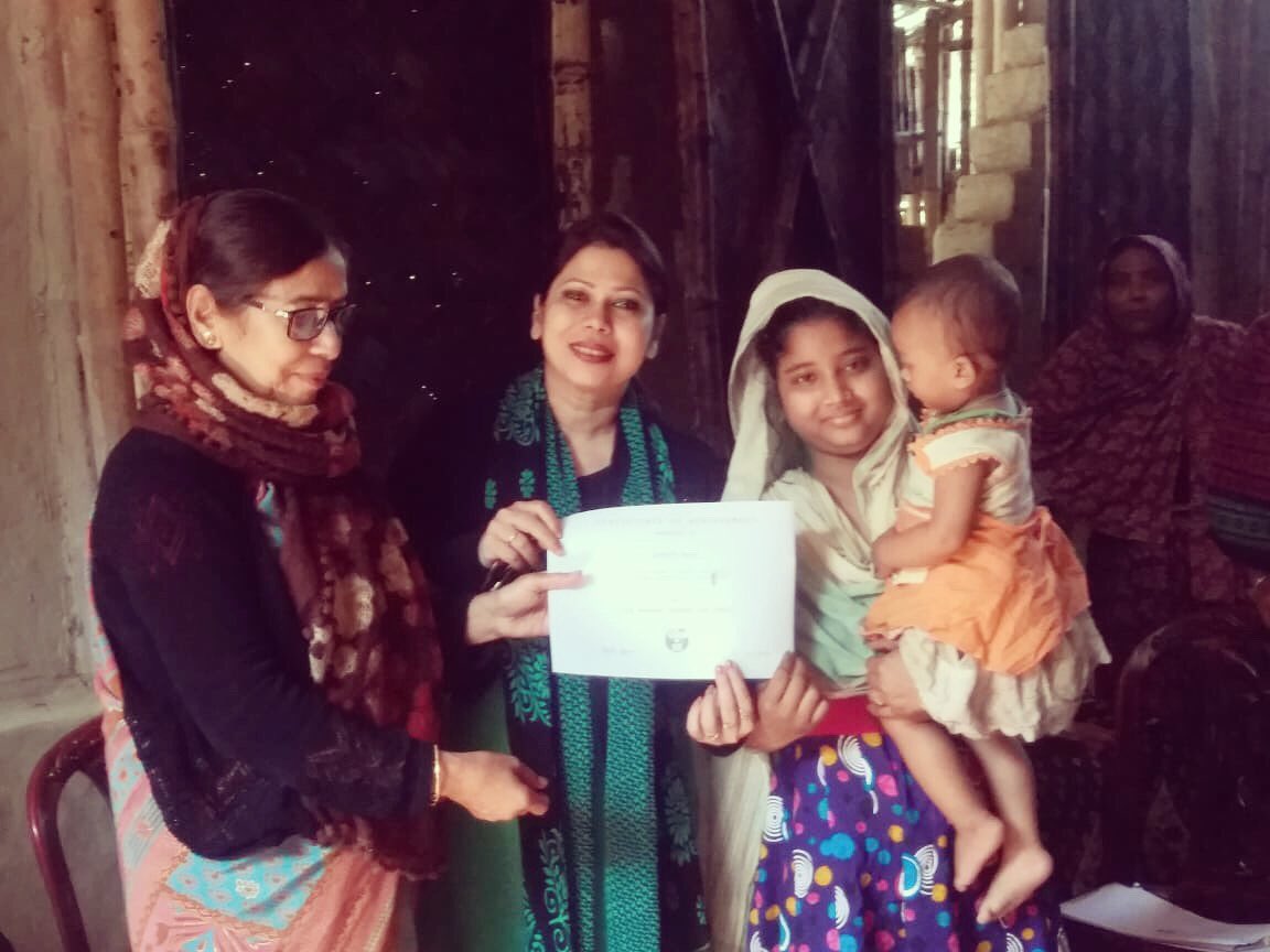 MF_Trust's tweet photo. Our Success Story Continues: 4th Graduation Ceremony at Rajapur Centre - January 2020. Hosted by co-founders &amp; trustees, Ms. Razia Mannan and Dr. Nilufar Fatema Luna. The skills have enabled self-sufficiency,  #empoweringwomen to begin their own business.#freeliteracy #Bangladesh https://t.co/mjm1Ghz34z