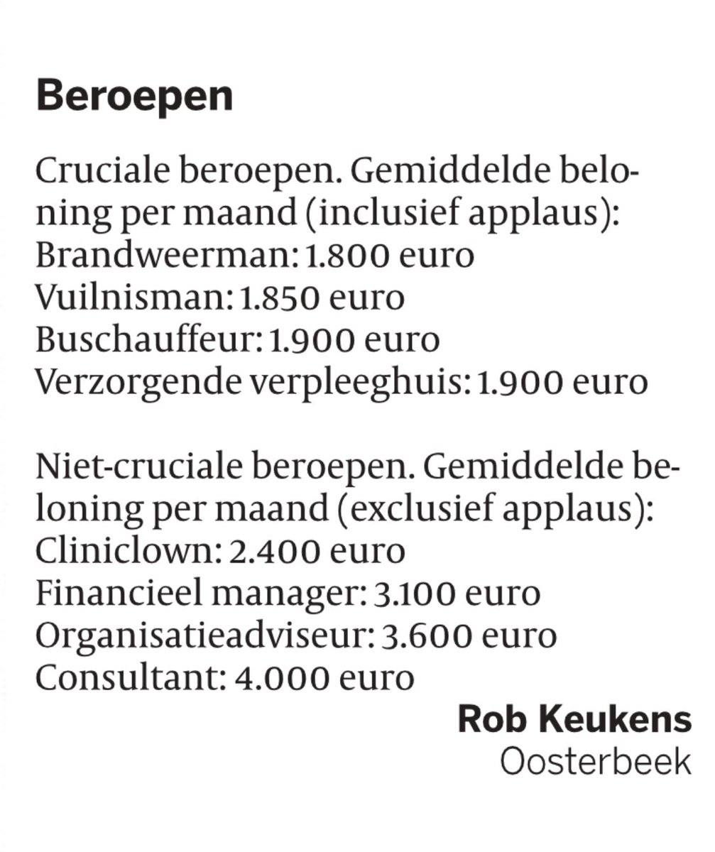 Kabinet, er is nog een hoop werk aan de winkel. #crucialeberoepen #waardering #applaus #applausvoordezorg