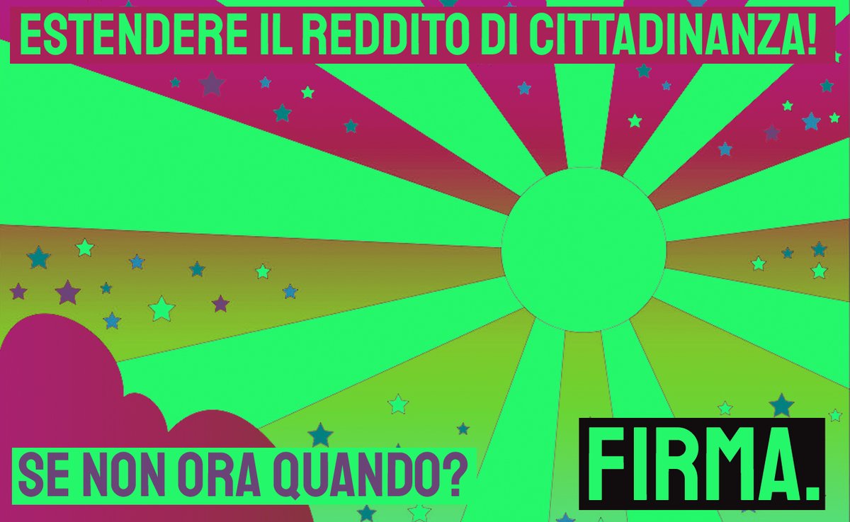 Appello per estendere il reddito di cittadinanza. Aumentano le adesioni. Firma anche tu! Partecipa anche tu! Aderisci!
bin-italia.org/appello-per-es… #COVID2019italia #Covid_19 #coronavirus #redditodicittadinanza #rentabasica #revenue #Grundeinkommen
