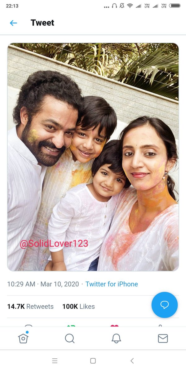 SolidLover123_'s tweet photo. @tarak9999 is the only hero who had 2 100k liked tweets #JaiNTR 💪💪
#100KLikesForNTRsTweets #RRR #KomaramBheemNTR #RRROnJan8th #rrrupdatesfrommarch #RRRFanArt https://t.co/XXxjZZ3j7w