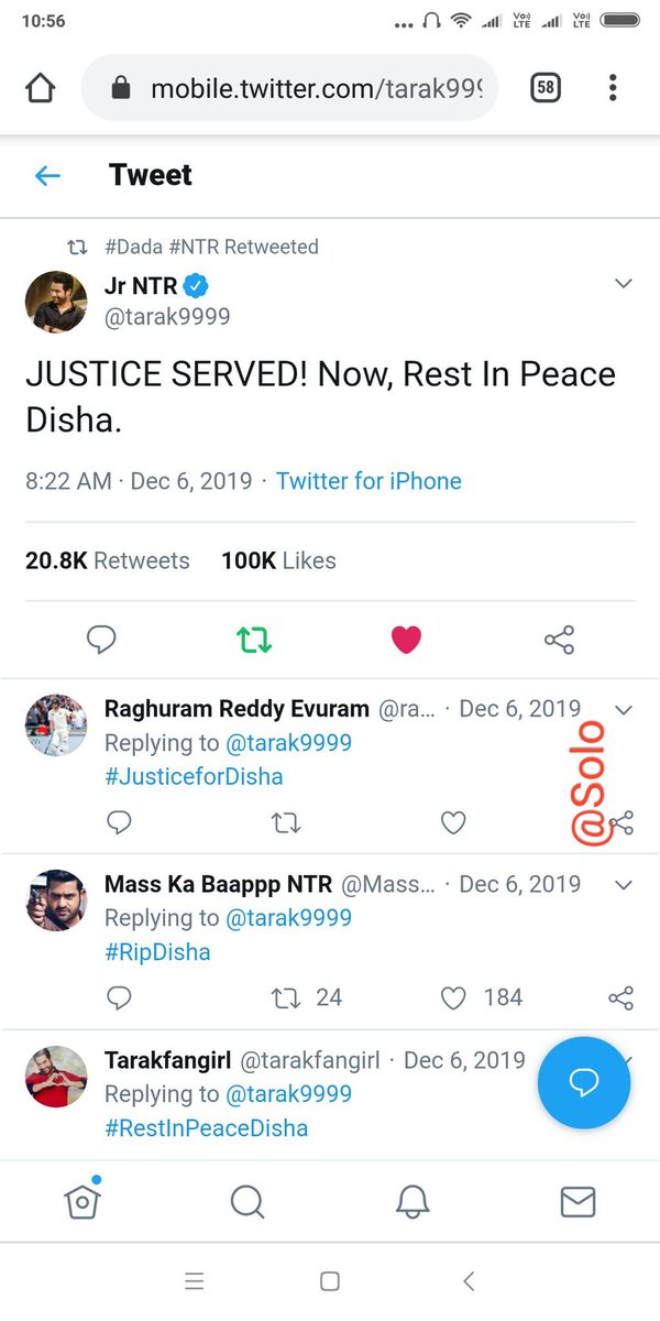 SolidLover123_'s tweet photo. @tarak9999 is the only hero who had 2 100k liked tweets #JaiNTR 💪💪
#100KLikesForNTRsTweets #RRR #KomaramBheemNTR #RRROnJan8th #rrrupdatesfrommarch #RRRFanArt https://t.co/XXxjZZ3j7w