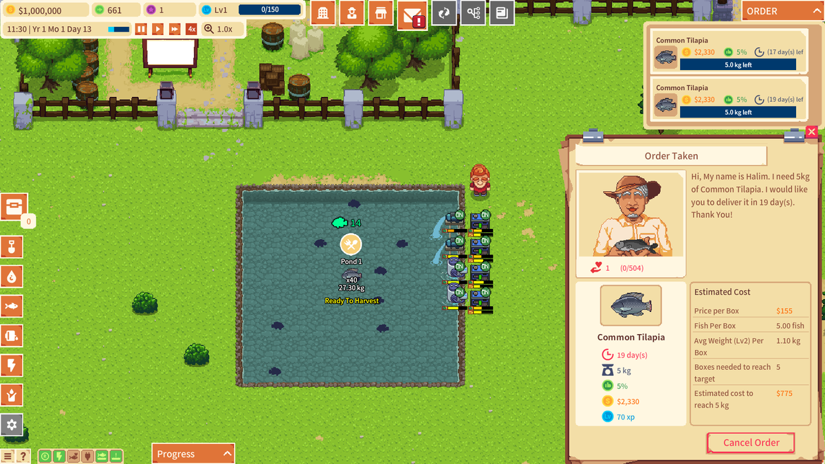 MaulidanGames's tweet photo. A little sneak peek of #AquacultureLand next update!
We're gonna update Aquaculture Land very soon😉

Buy Aquaculture Land here: https://t.co/mAK7mdzfrw

#screenshotsaturday #gamedev #indiegames https://t.co/HRfYp3nLPT