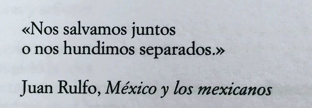 Como dice un buen amigo, nos necesitamos.