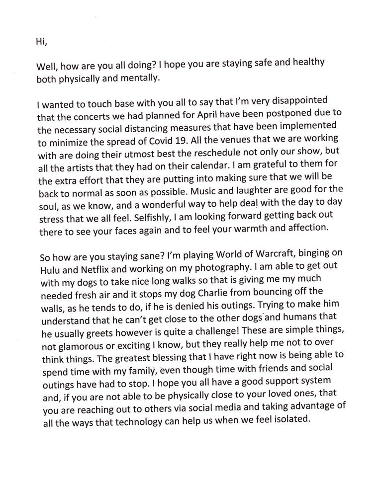 industries_rt's tweet photo. This from #RTIndustries' Sheena Easton over on her official Facebook. Inspiring! Stay safe out there...
https://t.co/YQ8jcuvOrq https://t.co/SWsGhy5wFv
