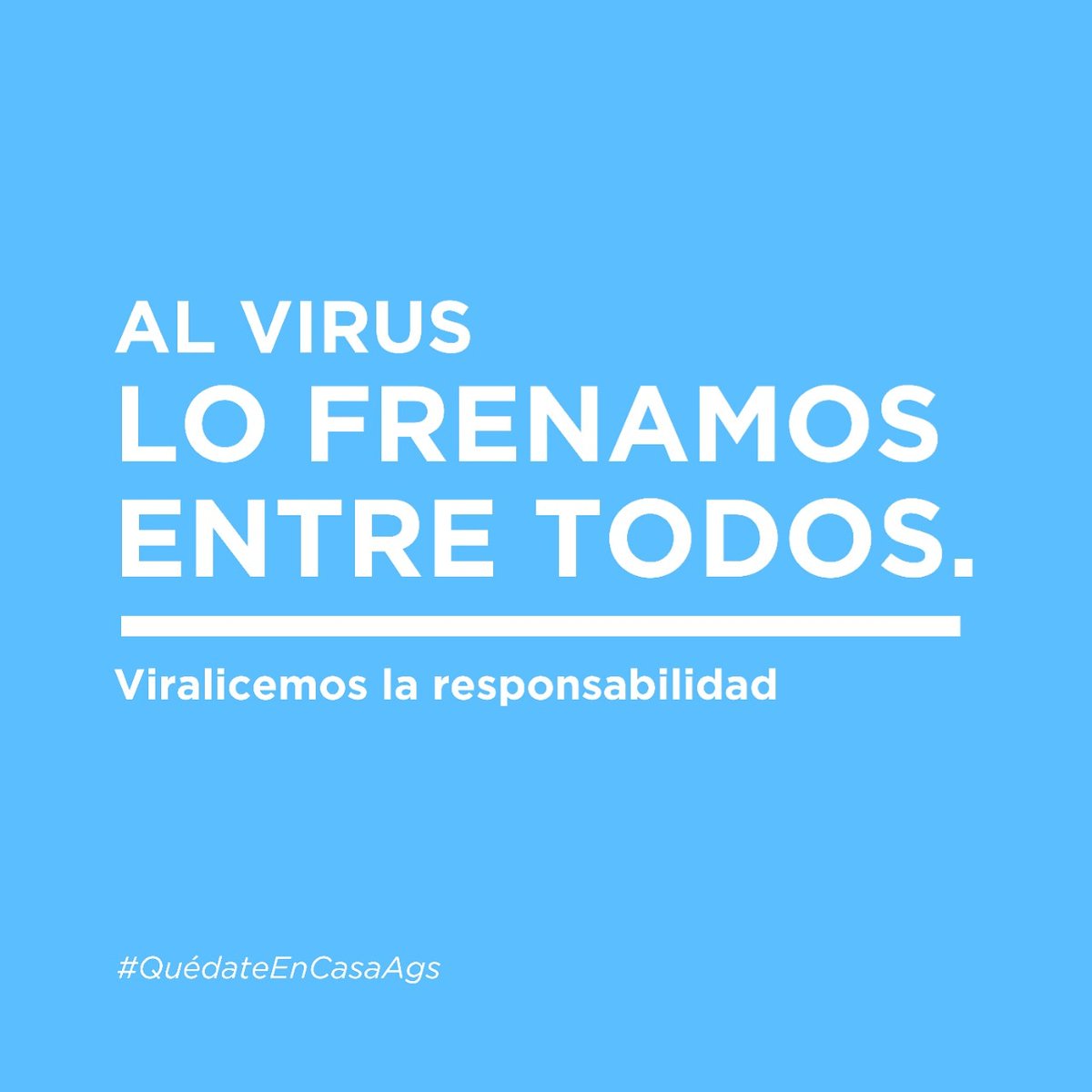 #QuédateEnCasaAgs
Las organizaciones no gubernamentales de Aguascalientes lanzamos esta campaña por el bien de los ciudadanos para limitar la cadena de contagio frente a esta pandemia. Se responsable y si te es posible, ¡quédate en casa! #Covid_19 #CuarentenaPorLaVida