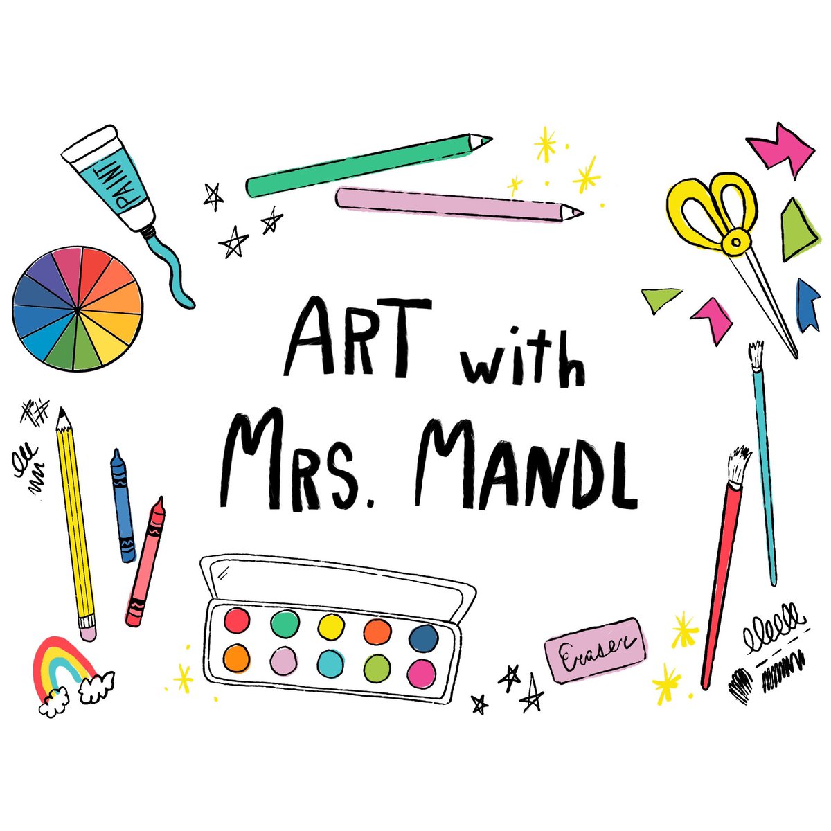 Stay tuned for some fun, at-home art lessons and activities for all ages! I know this situation is not ideal (for anyone!) however one thing is for sure- creativity has soothing power, and I will never stop sharing that with my students! 🌈 #smsd