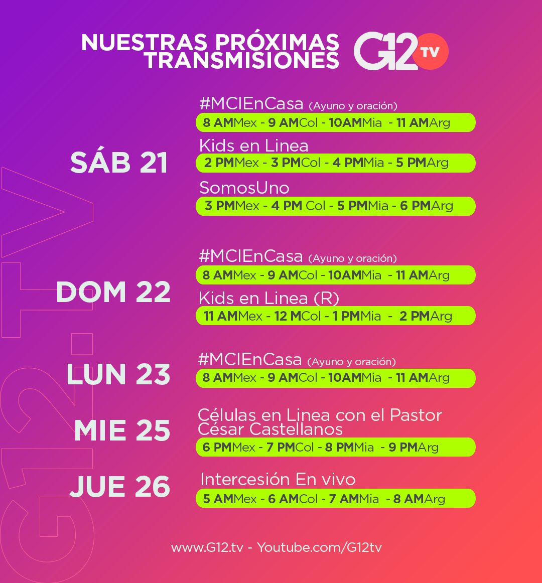G12 TV tweet media