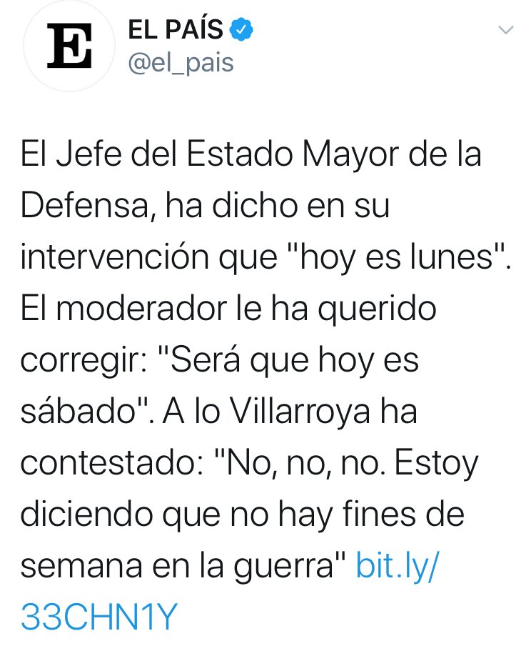 —Avui és dilluns
—Vol dir que és dissabte, oi?
—No, no, no. Dic que no hi ha caps de setmana a la guerra
—Quina guerra?
—La guerra contra la ruca
—Quina ruca?
—La meva cigala amb perruca!
—...
—Més preguntes? No? Doncs me’n vaig perquè la guerra no es fa sola!