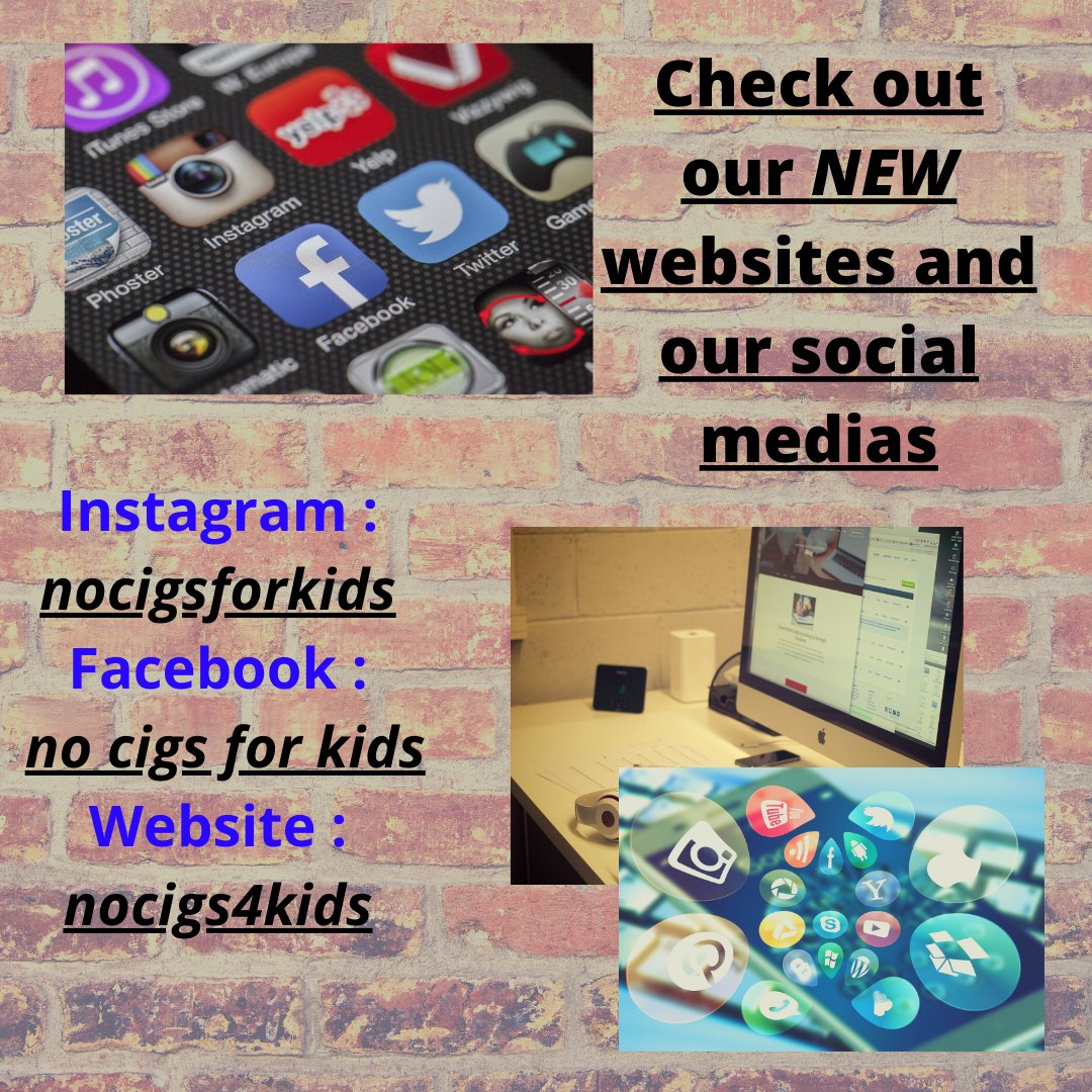 nocigsforkids's tweet photo. Check out our new website and our other social medias!
#nocigsforkids #thexgeneration #irishcancersociety #eusmokefreeyouth #eusmokefreeyouthnetwork2 #xhale2020 @IrishCancerSoc @AttainProjects @TheTeamOasis https://t.co/uRtbFj65kp
