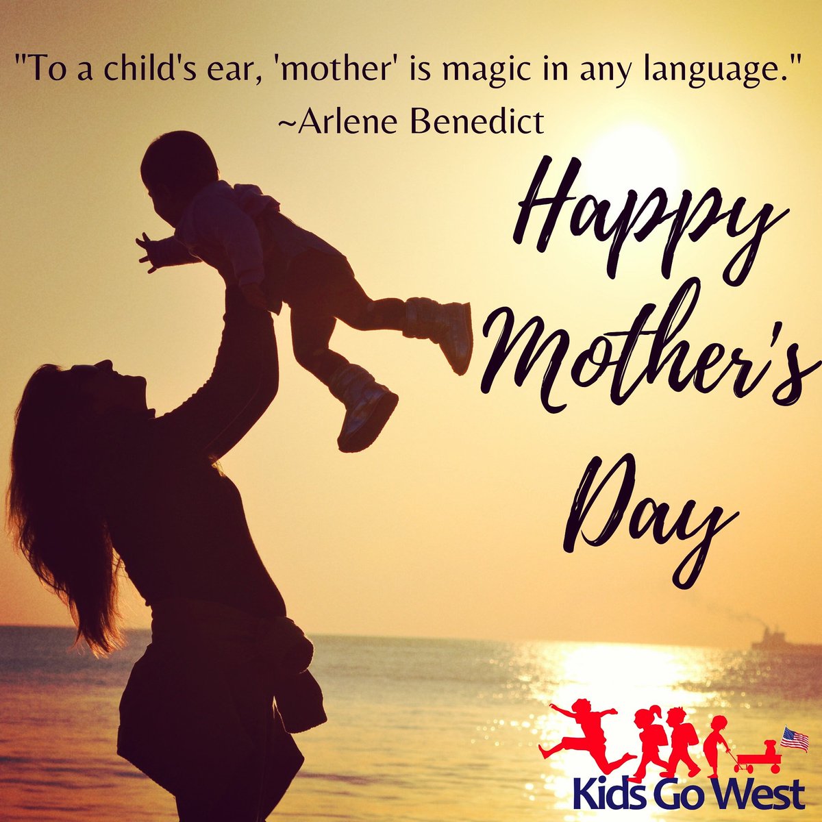 KidsGoWest's tweet photo. When the world is spinning out of control, there's one place that will forever stay the same- a mother's loving arms. It's Mother's Day and while most of us can't hug our mothers this year, don't worry, they know we love them. Because they are mothers. They know everything. https://t.co/jUXhRnXRdO