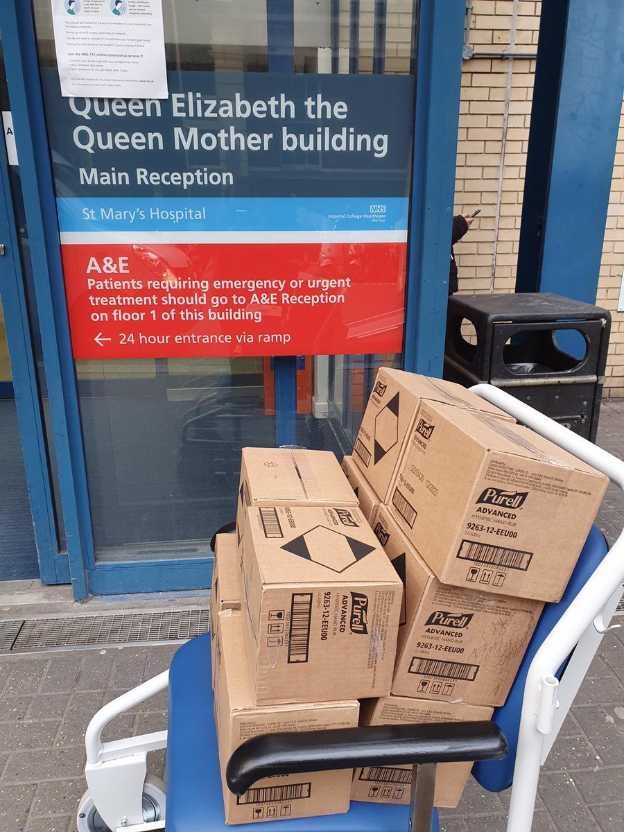 Yesterday amazing Annabel from our London office found out this hospital was out of hand sanitizer. Within hours we delivered 120 bottles from our London office store. Hope others are doing the same.
#bemoreannabel #protecttheNHS