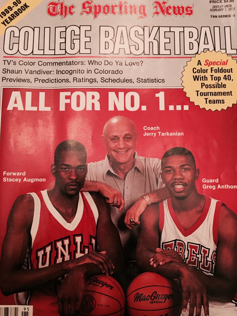 Hinesite's tweet photo. IMHO - the greatest collegiate 🏀 ever assembled. Or perhaps second to the ‘90-91 squad that remarkably, didn’t win the @marchmadness championship! #MissingMarchMadness
@TheRunninRebels https://t.co/pMV43vMe9U