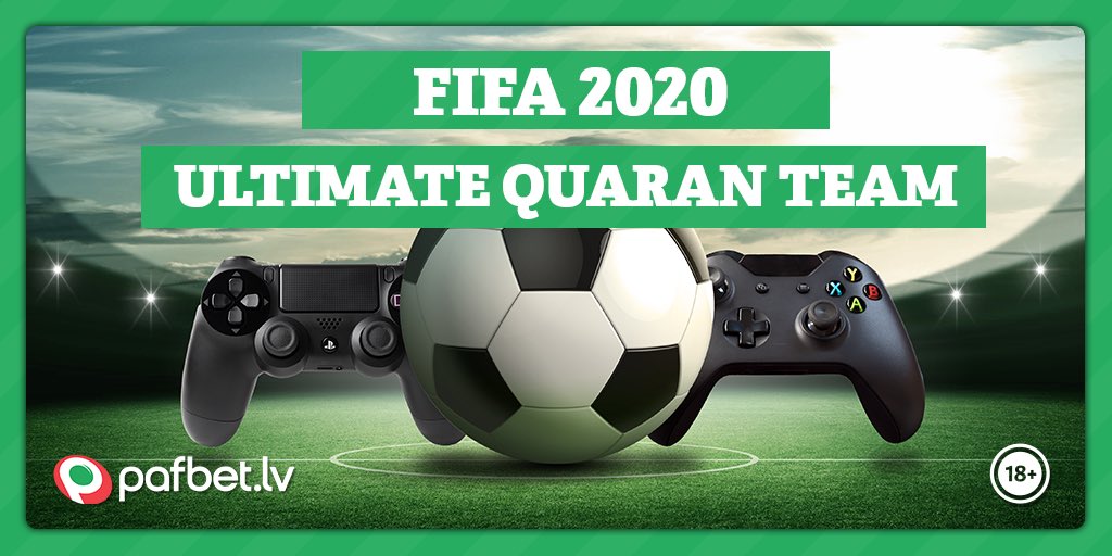 pafbet's tweet image. ⚽️⚽️⚽️ Gatavojies, rīt reizē sāksies 64! futbola spēles virtuālajā turnīrā Ultimate Quaran Team. Pafbet piedāvā likmes uz visām spēlēm - ej.uz/4qin